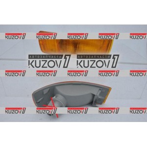 УКАЗАТЕЛЬ ПОВОРОТА В БАМПЕР (ПРАВЫЙ) ЖЕЛТЫЙ, КИТАЙ - фото