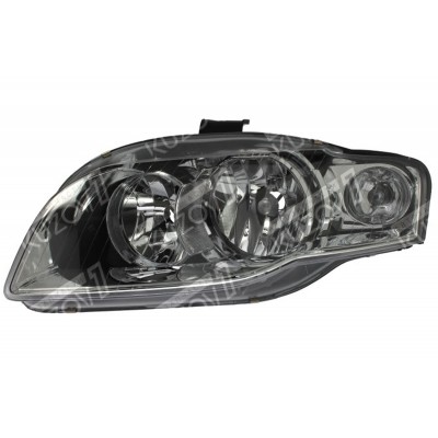Передняя фара (левая) Белый, TYC для AUDI A4 (B7) 2004-2008 - фото