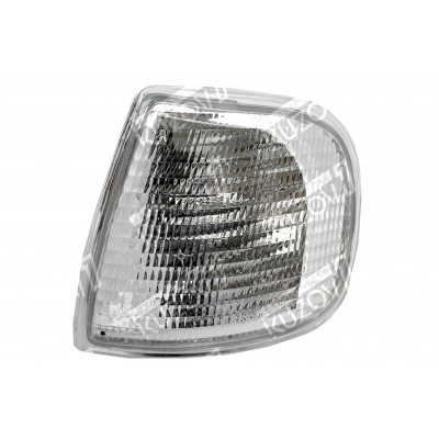 Указатель поворота (левый) Белый, DEPO для AUDI 100 (C3) 1982-1991 - фото