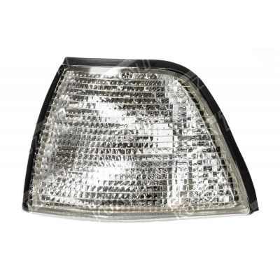 Указатель поворота (левый) Белый, DEPO для BMW 3 (E36) 1996-1999 - фото