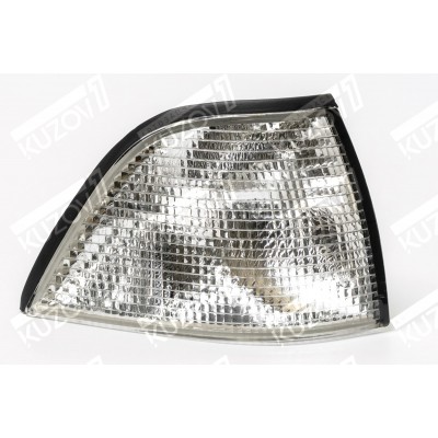 Указатель поворота (правый) Белый, DEPO для BMW 3 (E36) 1996-1999 - фото