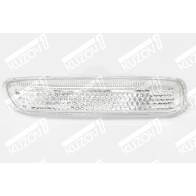 Повторитель поворота (левый) белый, Рифленый, DEPO для BMW 3 (E46) 1998-2001 - фото