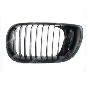 РЕШЕТКА РАДИАТОРА (ЛЕВАЯ) ПОЛНОСТЬЮ ЧЕРНАЯ - фото