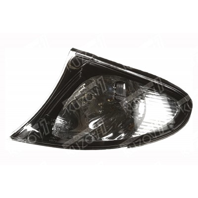 Указатель поворота (левый) Белый, Черный, TYC для BMW 3 (E46) 2001-2005 - фото