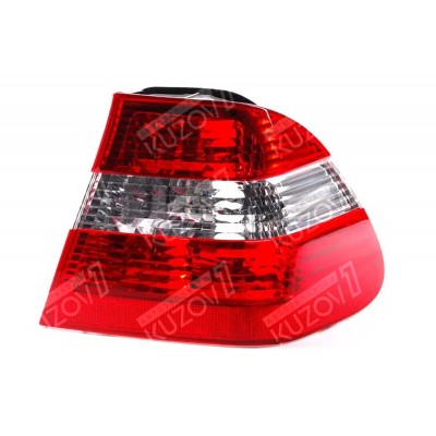 Задний фонарь (правый) Наружный, Белый Поворот, DEPO для BMW 3 (E46) 2001-2005 - фото