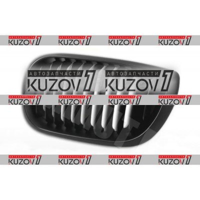 Решетка радиатора (левая) Полностью Черная для BMW 3 (E46) 2001-2005 - фото