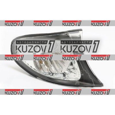 Указатель поворота (правый) Белый, Черный, DEPO для BMW 3 (E46) 2001-2005 - фото