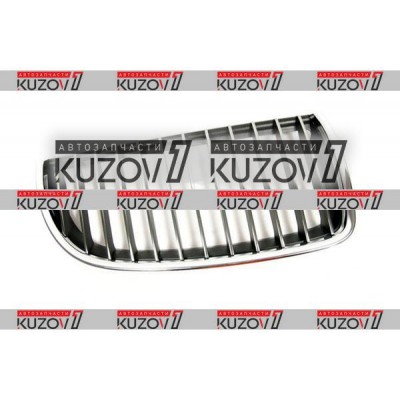 Решетка радиатора (правая) Хром + Хром Ребра (черные Внутри) TYG для BMW 3 (E91) 2005-2008 - фото