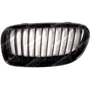 РЕШЕТКА РАДИАТОРА (ЛЕВАЯ) ПОЛНОСТЬЮ ЧЕРНАЯ - фото