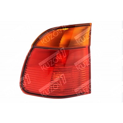 Задний фонарь (левый) наружный, Желтый Поворот, DEPO для BMW 5 (E39) 1995-2000 - фото