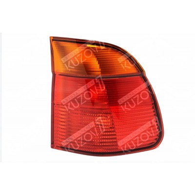 Задний фонарь (правый) Наружный, Желтый Поворот, DEPO для BMW 5 (E39) 1995-2000 - фото