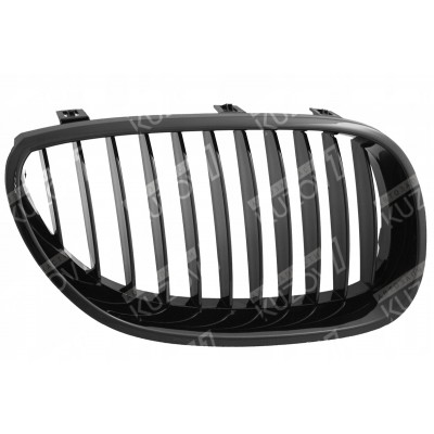 Решетка радиатора (правая) Полностью Черная TYG для BMW 5 (E60 / E61) 2003-2007 - фото