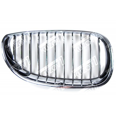 Решетка радиатора (правая) Полностью Хромированная TYG для BMW 5 (E60 / E61) 2003-2007 - фото