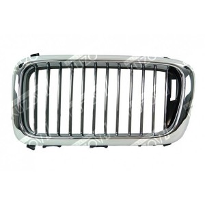 РЕШЕТКА РАДИАТОРА (ЛЕВАЯ) ХРОМ ОБОДОК + ХРОМ РЕБРА (ЧЕРНЫЕ ВНУТРИ) 1994-1998 - фото