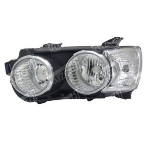 ПЕРЕДНЯЯ ФАРА (ЛЕВАЯ) ХРОМ РАМКА, DEPO - фото