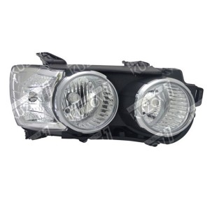 ПЕРЕДНЯЯ ФАРА (ПРАВАЯ) ХРОМ РАМКА, DEPO - фото