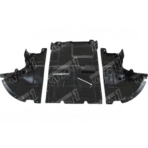 ЗАЩИТА ДВИГАТЕЛЯ ЦЕНТРАЛЬНАЯ + 2 БОКОВЫЕ (ПЛАСТИК) FLORIMEX - фото