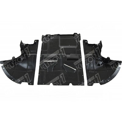 Защита Двигателя Центральная + 2 Боковые (пластик) Florimex для PEUGEOT BOXER 2006-2014 - фото