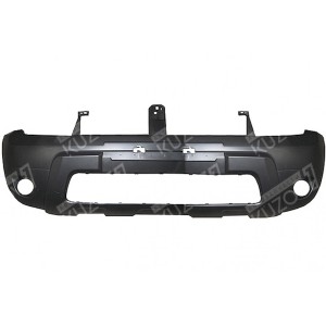 БАМПЕР ПЕРЕДНИЙ (ЧЕРНЫЙ) С ОТВ. ДЛЯ ПТФ, ИСПАНИЯ - фото