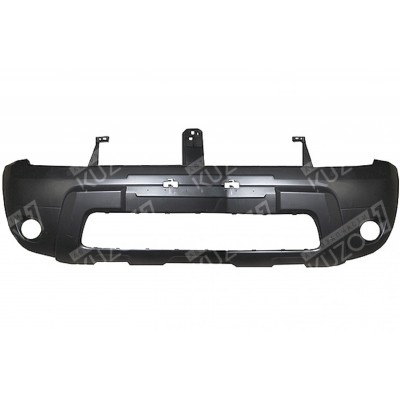 Бампер передний (черный) С Отв Для Птф, PHIRA для DACIA DUSTER 2010-2015 - фото