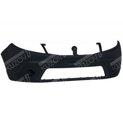 Бампер передний (под Окраску) Без Отв Под Птф, Без Stepway, PHIRA для DACIA SANDERO 2007-2013 - фото