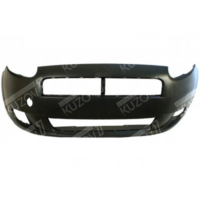 Бампер передний (черный) EUROBUMP для FIAT PUNTO GRANDE 2005-2008 - фото