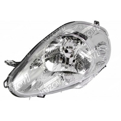 Передняя фара (левая) Хром, TYC для FIAT PUNTO GRANDE 2005-2008 - фото