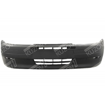 Бампер передний (черный) Без Отв Под Противотуманки, EUROBUMP для FIAT PUNTO 1993-1999 - фото