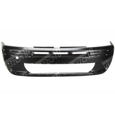Бампер передний (черный) Без Отв Под Противотуманки TYG для FIAT PUNTO 1999-2003 - фото