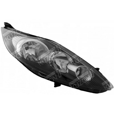 Передняя фара (правая) Темная, TYC для FORD FIESTA 2008-2012 - фото