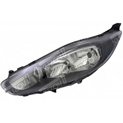 Передняя фара (левая) Темная, Без Линзы, TYC для FORD FIESTA 2013-2017 - фото