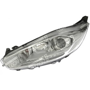 ПЕРЕДНЯЯ ФАРА (ЛЕВАЯ) ХРОМ, С ЛИНЗОЙ, EURO-TYPE, DEPO - фото