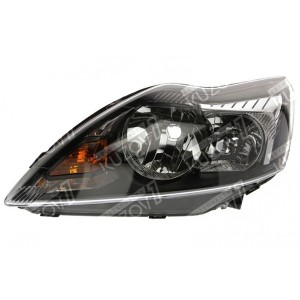 ПЕРЕДНЯЯ ФАРА (ЛЕВАЯ) ТЕМНАЯ С ХРОМ УГОЛКОМ, TYC - фото