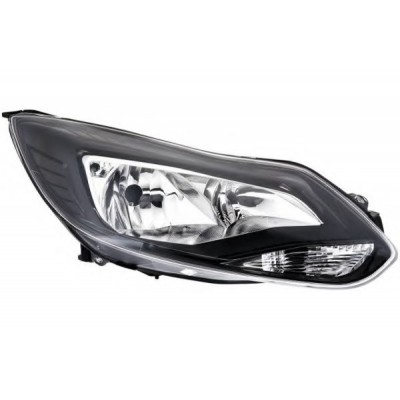 Передняя фара (правая) Темная, DEPO для FORD FOCUS 2011-2014 - фото