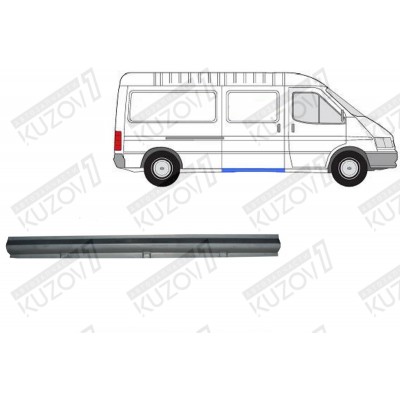 Порог (правый) POTRYKUS для FORD TRANSIT 1991-1994 - фото