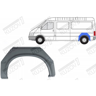 Арка задняя (левая) Potrykus для FORD TRANSIT 1991-1994 - фото