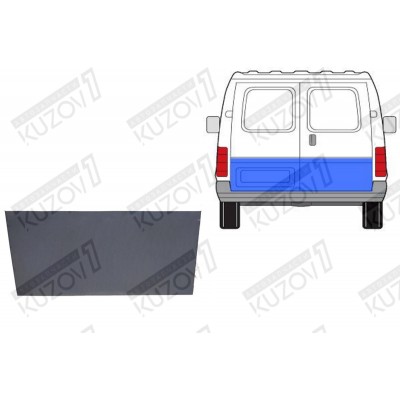 Дверь Задняя Правая (распашная) Potrykus для FORD TRANSIT 1991-1994 - фото