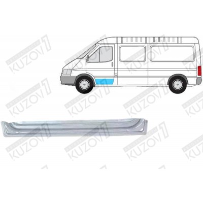 Дверь Передняя (левая) Нижняя Klokkerholm для FORD TRANSIT 1986-1991 - фото