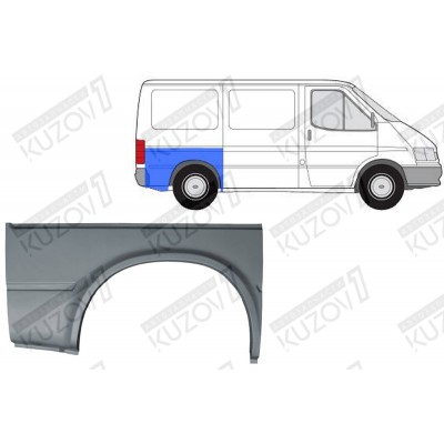 Крыло Заднее (правое) Potrykus для FORD TRANSIT 1994-2000 - фото