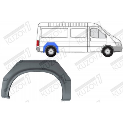 Арка задняя (правая) Potrykus для FORD TRANSIT 1991-1994 - фото