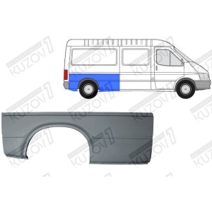 КРЫЛО ЗАДНЕЕ  (ПРАВОЕ), ОРИГИНАЛ, 0,8 ММ, ПОЛЬША - фото