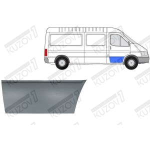 ДВЕРЬ ПЕРЕДНЯЯ (ПРАВАЯ) НИЖНЯЯ НАРУЖНАЯ ЧАСТЬ, ОРИГИНАЛ, 1.0 ММ, ДАНИЯ - фото