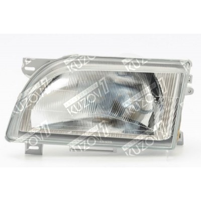 Передняя фара (левая) Стеклянная, Электрическая, DEPO для FORD TRANSIT 1991-1994 - фото