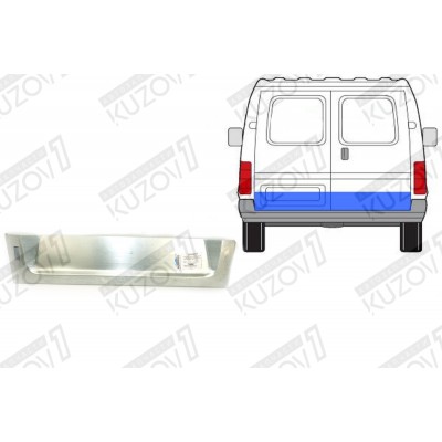 Дверь задняя левая (распашная) POTRYKUS для FORD TRANSIT 1986-1991 - фото