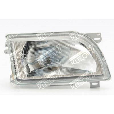 Передняя фара (правая) Стеклянная, DEPO для FORD TRANSIT 1991-1994 - фото