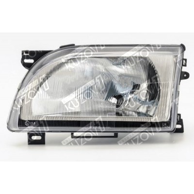 Передняя фара (левая) Стекло Пластиковое, DEPO для FORD TRANSIT 1994-2000 - фото