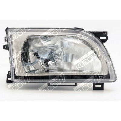 Передняя фара (правая) Стекло Пластиковое, DEPO для FORD TRANSIT 1994-2000 - фото