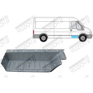 СТУПЕНЬ ПЕРЕДНЕЙ ДВЕРИ (ПРАВОЙ) ОРИГИНАЛ, 0.8 ММ, ПОЛЬША - фото