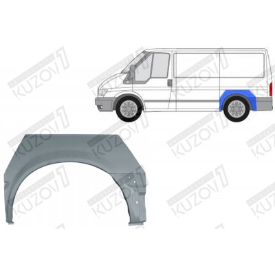 Арка задняя (левая) POTRYKUS для FORD TRANSIT 2006-2013 - фото
