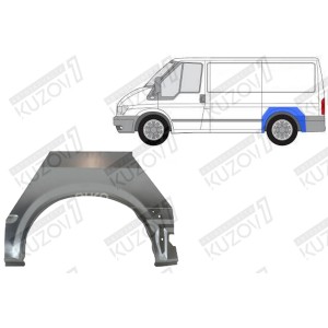 АРКА ЗАДНЯЯ (ЛЕВАЯ), ОРИГИНАЛ, 0,8 ММ, ПОЛЬША